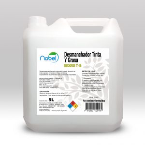 DESMANCHADOR DE TINTA Y GRASA PARA TELAS BIDON 5L- BIODES TG