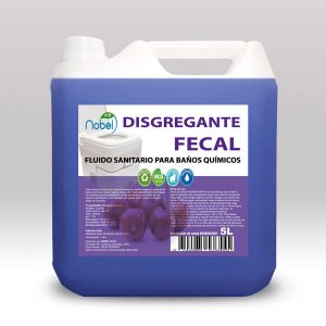 DISGREGANTE FECAL 5 LITROS (FLUIDO SANITARIO PARA BAÑOS QUÍMICOS)