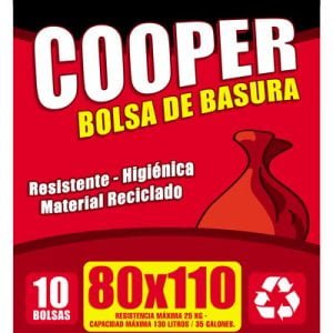 BOLSAS PARA BASURA 80×110