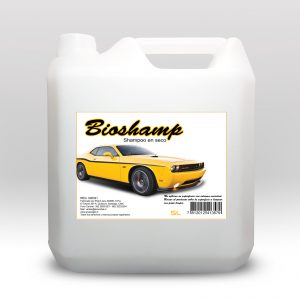 SHAMPOO EN SECO PARA AUTOS BIOSHAM-SECO 5 LITROS