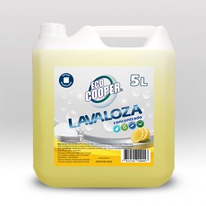 Lavalozas Premium Concentrado Limón 5L Eco Cooper