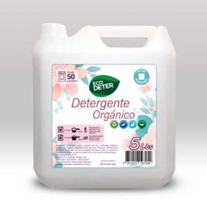 Detergente Líquido ecológico Orgánico Floral EcoDeter 5L