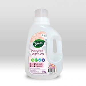 Detergente Líquido ecológico Orgánico Floral EcoDeter 3L