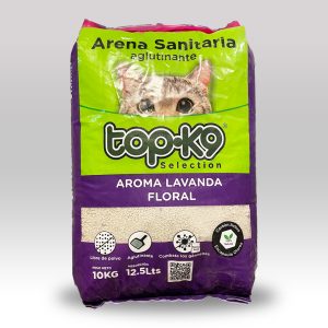 ARENA SANITARIA PARA GATOS AGLUTINANTE BOLSA 10 Kg TOP.K9