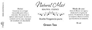 Green Tea Aceite Fragancia Pura 15 ml - Imagen 2