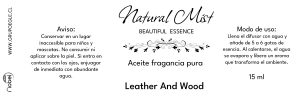 Leather And Wood Aceite Fragancia Pura 15 ml - Imagen 2