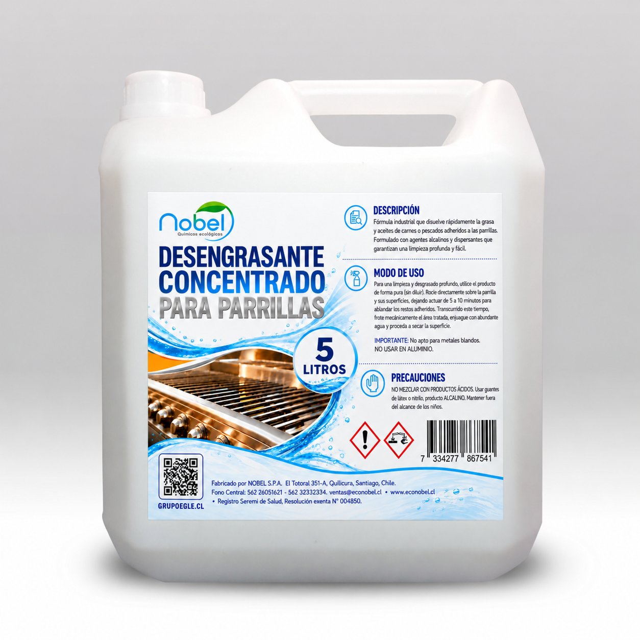 Desengrasante Concentrado Para Parrillas