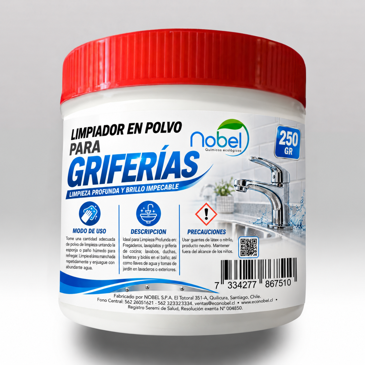 Limpiador En Polvo Para Griferias